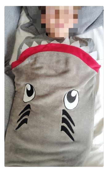 Duvet queue de requin garcon