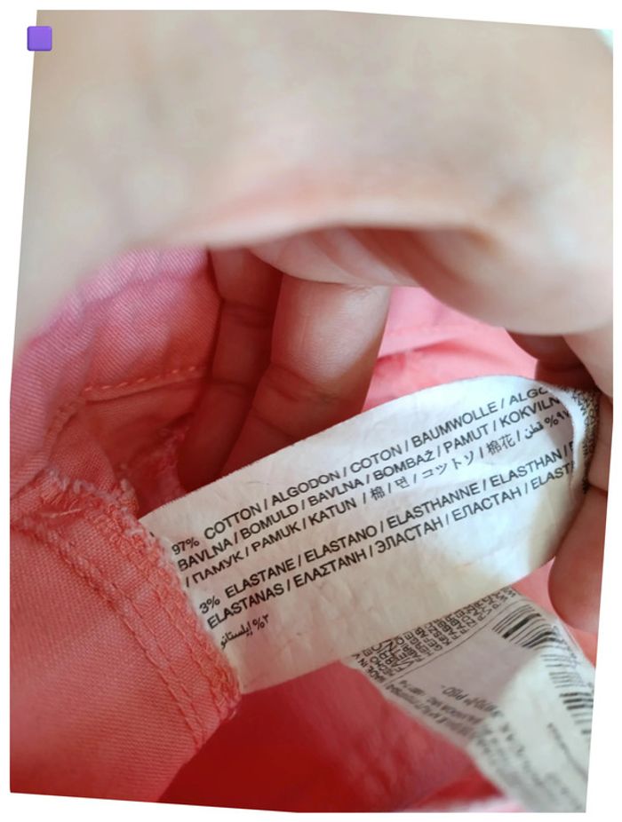 Jean pantalon rose clair, mignon kawaii vintage sans poches - photo numéro 3