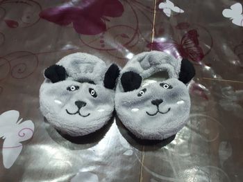 Chaussons naissance ours / panda