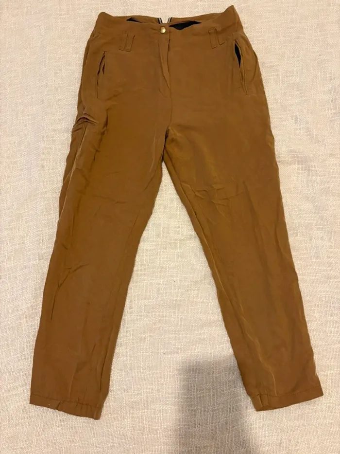 Pantalon marron IKKS – Taille 36