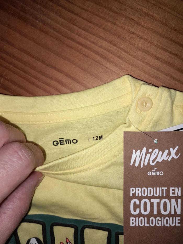 Tee shirt Neuf avec étiquette 12 mois Gémo - photo numéro 4