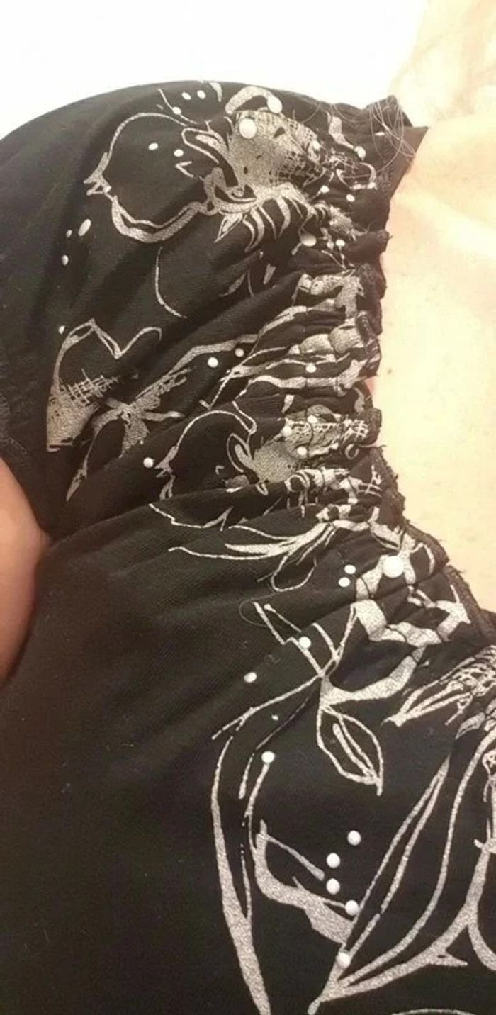 Tee-shirt Esprit noir TS - photo numéro 3