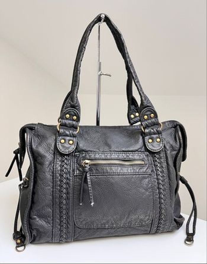 Sac étudiantes sac de cours noir mat