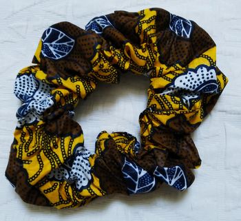 Wax gros chouchou élastique tissu africain