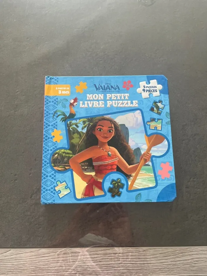 Livre puzzle vaiana