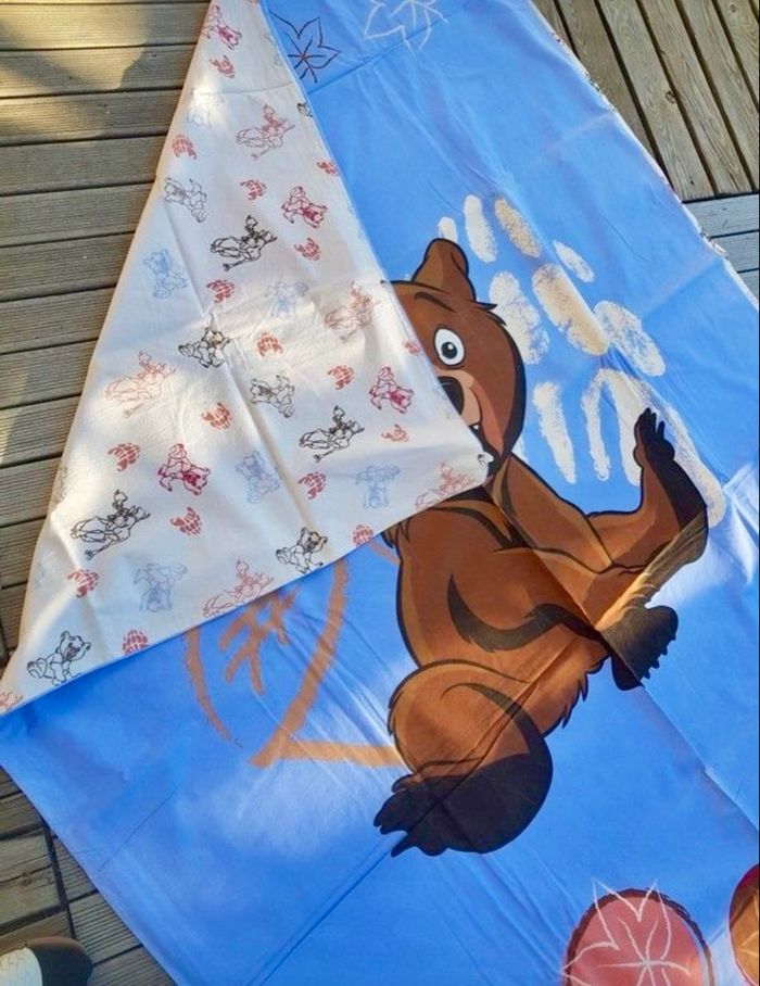 Parure de lit réversible enfant Koda Frères des Ours Walt Disney - photo numéro 5