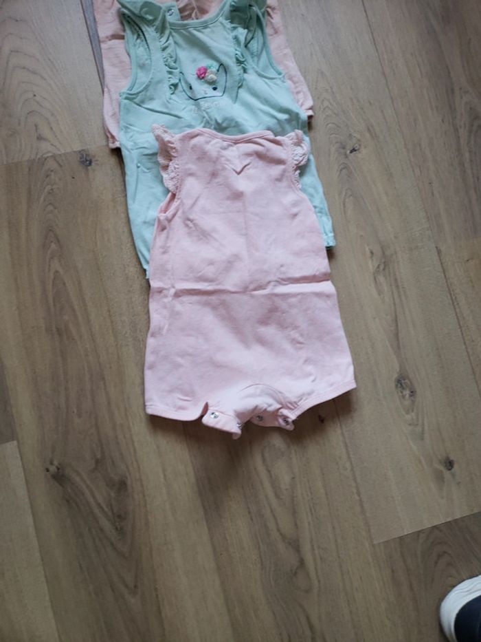 Lot de 3 combi shorts Orchestra 6 mois 67 cm - photo numéro 3