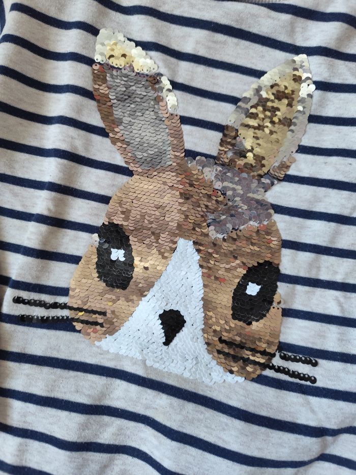 Sweat raye sequin - photo numéro 2