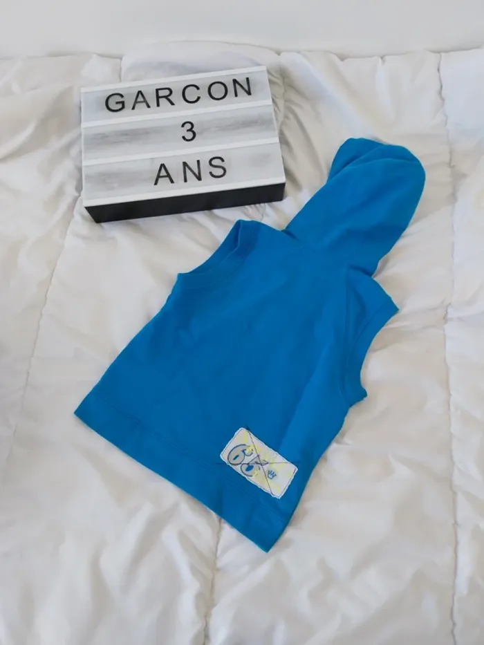 Veste sans manche garçon 3 ans - photo numéro 2