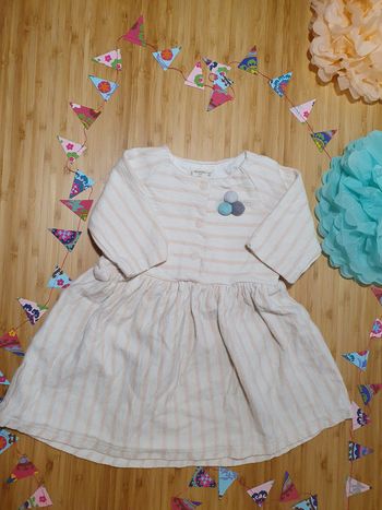 Robe hiver Mango manches longues 12 mois 18 mois 86cm