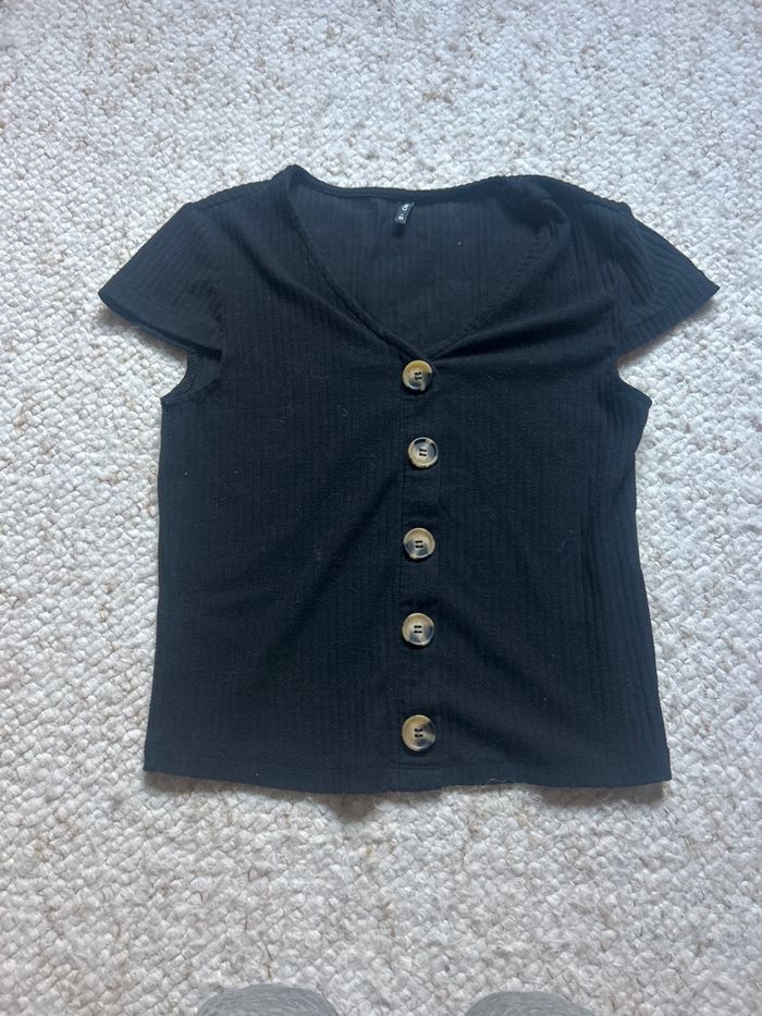 TEE shirt noir court. Only. XS