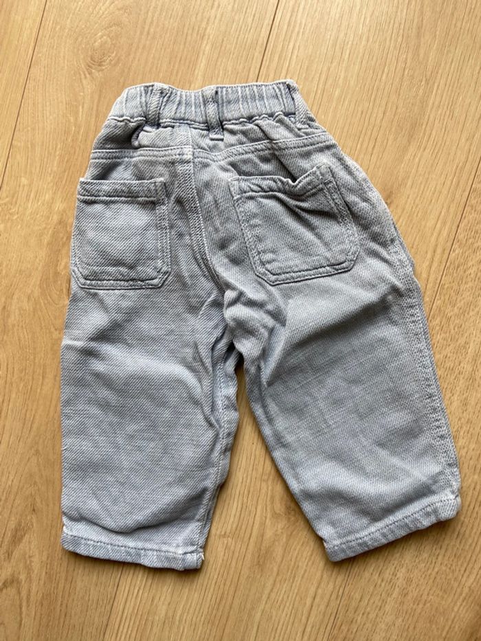 Ensemble jean bleu clair Zara et haut menthe Chérissons 12 mois - photo numéro 6