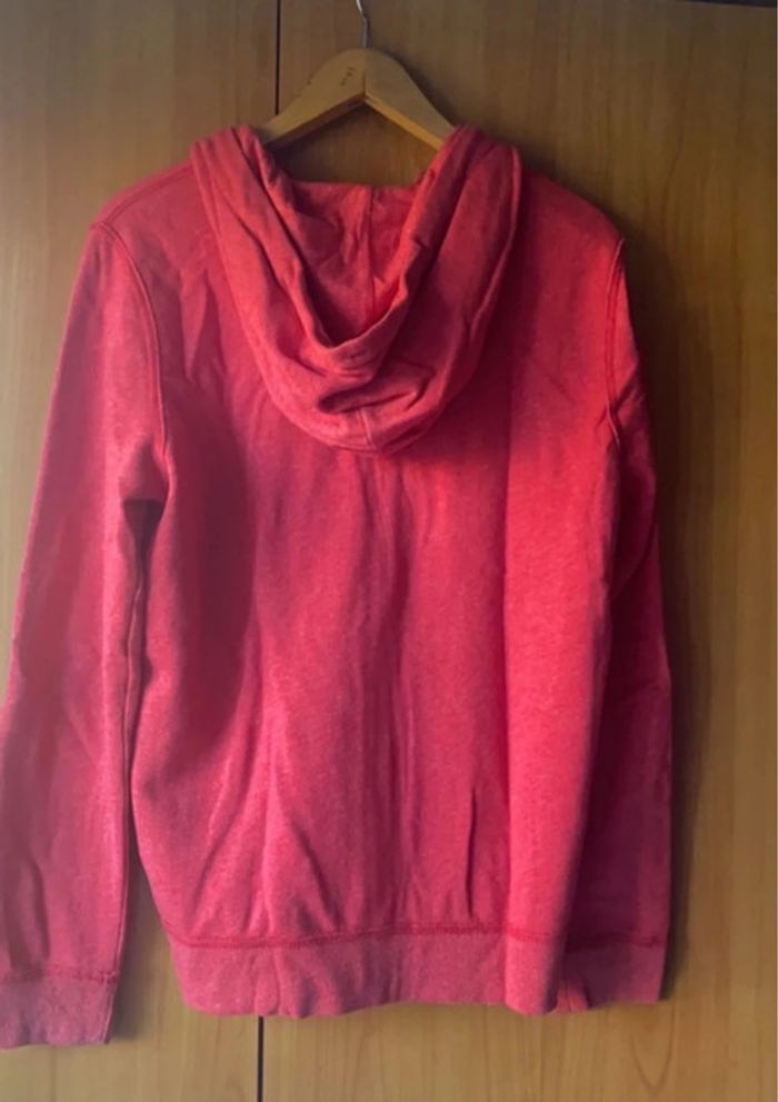 Pull à capuche Hollister rouge M - photo numéro 4