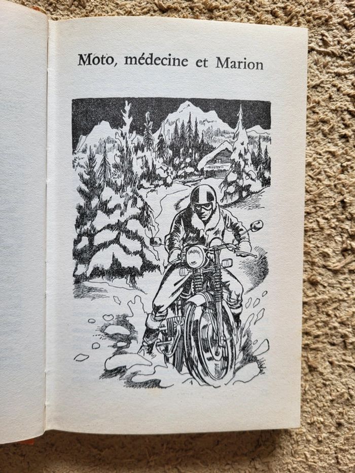 Livre vintage "15 histoires de moto" - 1973 - photo numéro 8