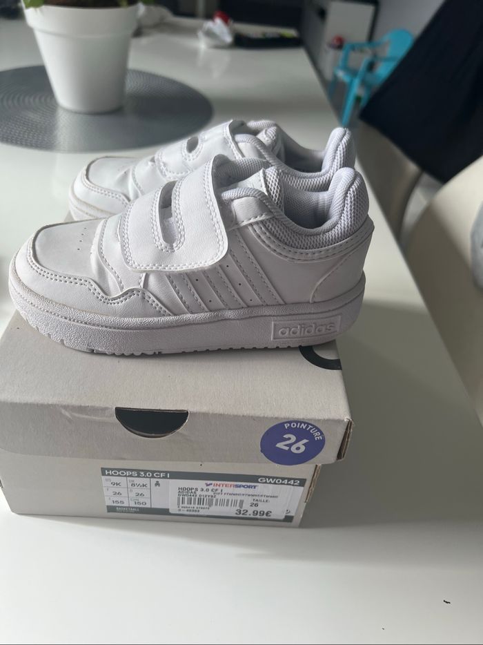 Basket blanche adidas - photo numéro 3
