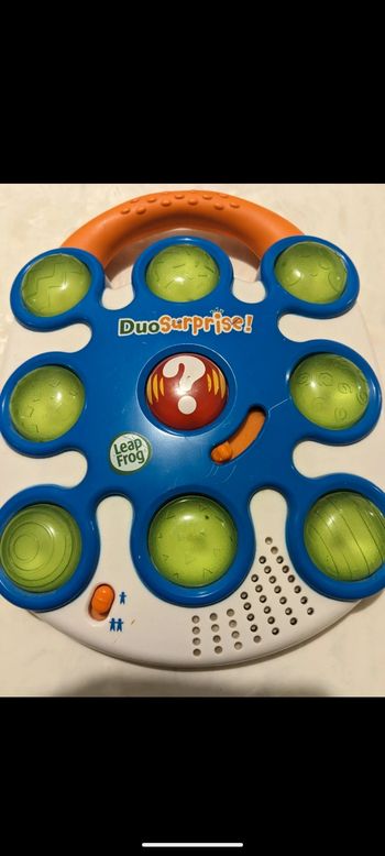 Jouet éducatif duo surprise Leap Frog.