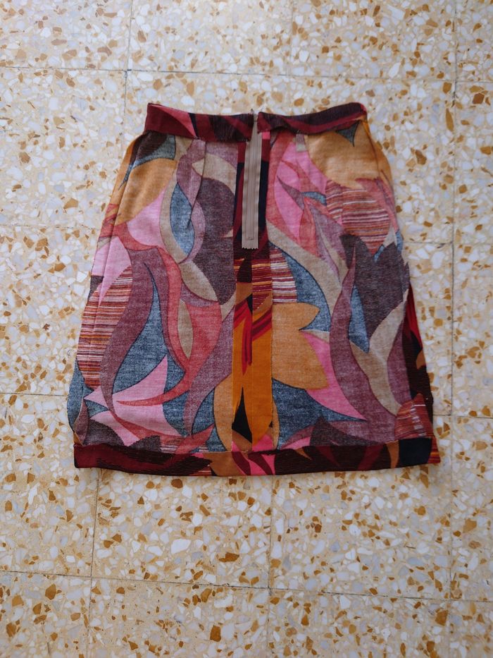 Jupe vintage lainage fait main taille 36 - photo numéro 7