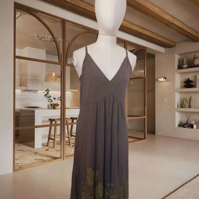 🌸 Robe longue à bretelles – Fashion Expressément – Taille L – Très bon état