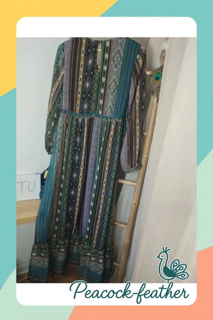 Robe longue neuve cache cache kaki TU - photo numéro 5