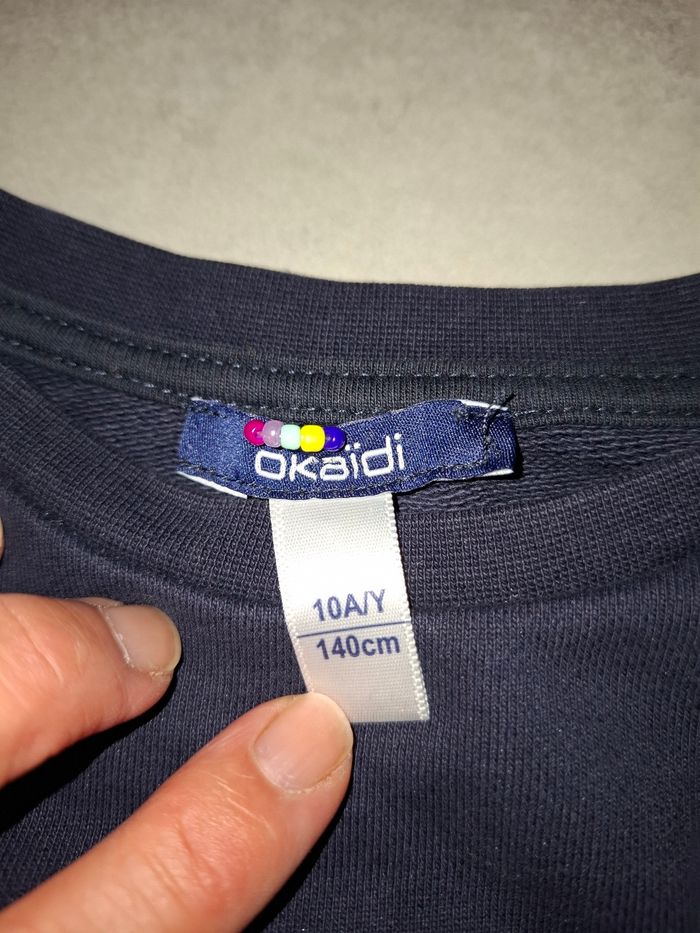 Sweat okaidi 10 ans - photo numéro 3