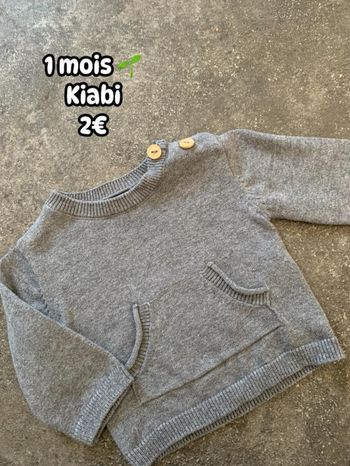 Pull 🌱 1 mois 🌱 Kiabi
