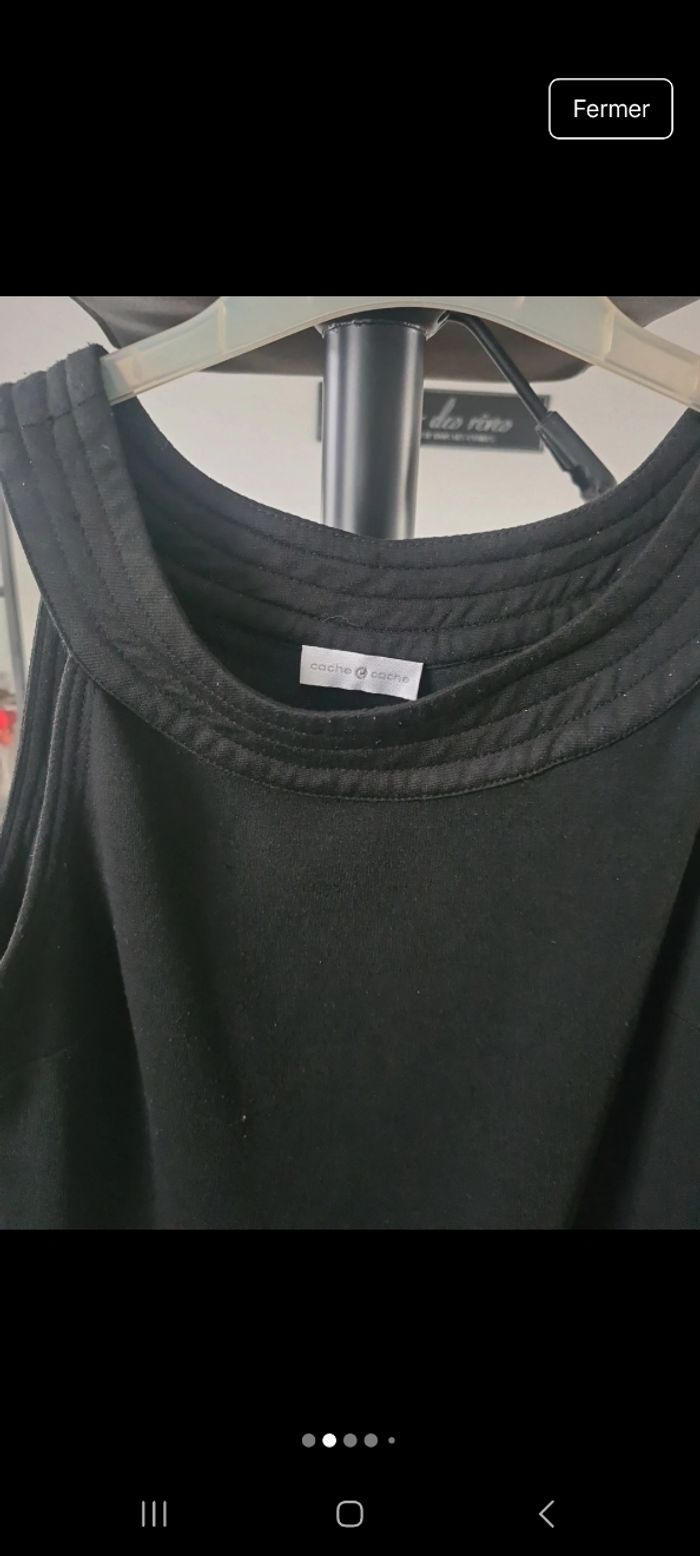 Robe noir pailleté de chez cache cache - photo numéro 2