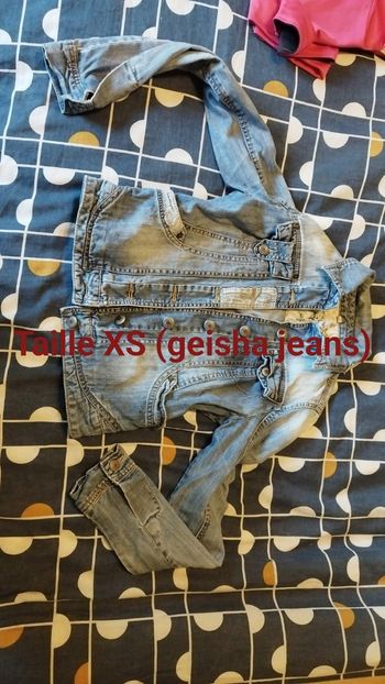 Veste en jeans fille taille XS