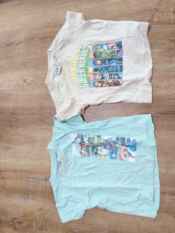 Lot 2tshirt 92cm