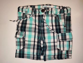 Short à carreaux