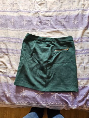 Jupe cache cache verte