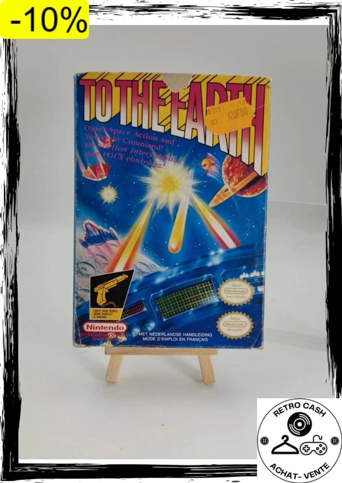 To the earth Nintendo Nes fah en boite sans notice - photo numéro 2