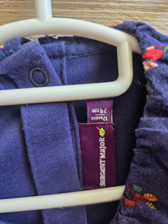 Vêtement Bébé Fille - Robe + collant - Sergent Major - 12 mois / 74 cm - photo numéro 4