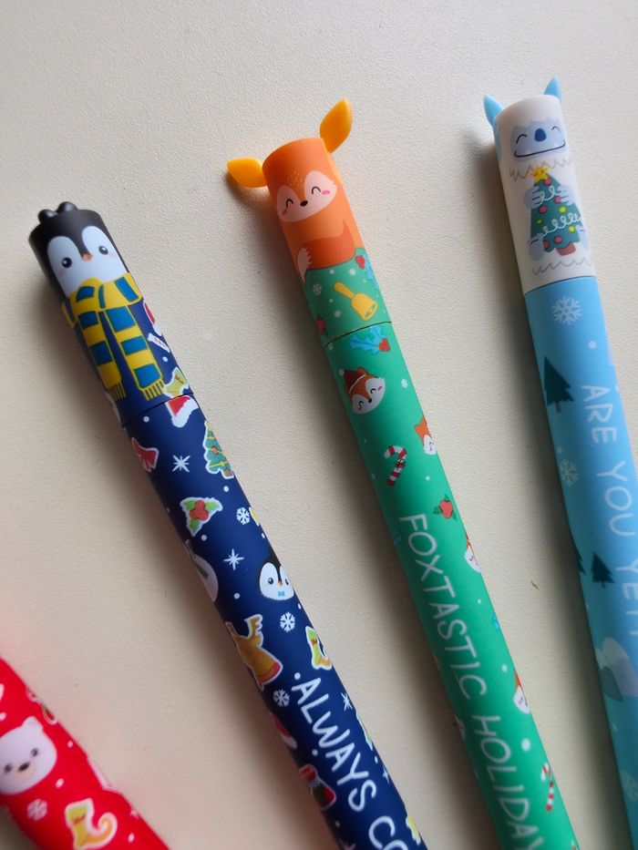 Lot de 5 Stylos Noël 🎅de la collection Edition limitée Noël - photo numéro 3