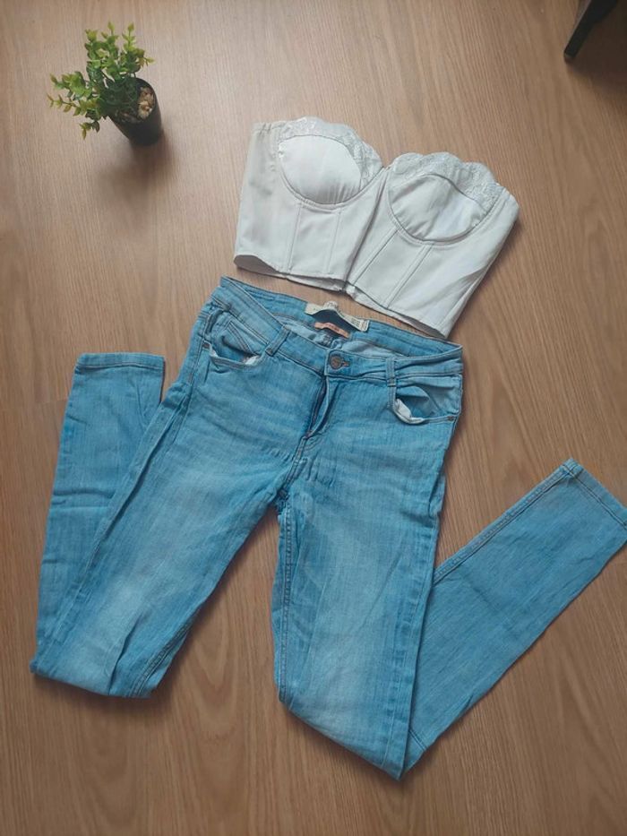 Bustier corset blanc Missguided T.M Tall TBE 🕊 - photo numéro 2