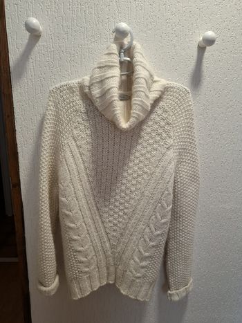 Magnifique pull femme Envie de Fraise S alpaga/laine/acrylique très chaud et en excellent état