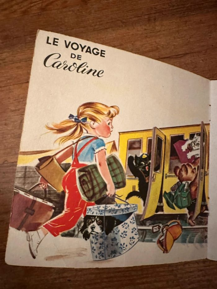 Livre disque Le Voyage de Caroline ancien Le Petit ménestrel Pierre Probst disque Ades album musique - photo numéro 5