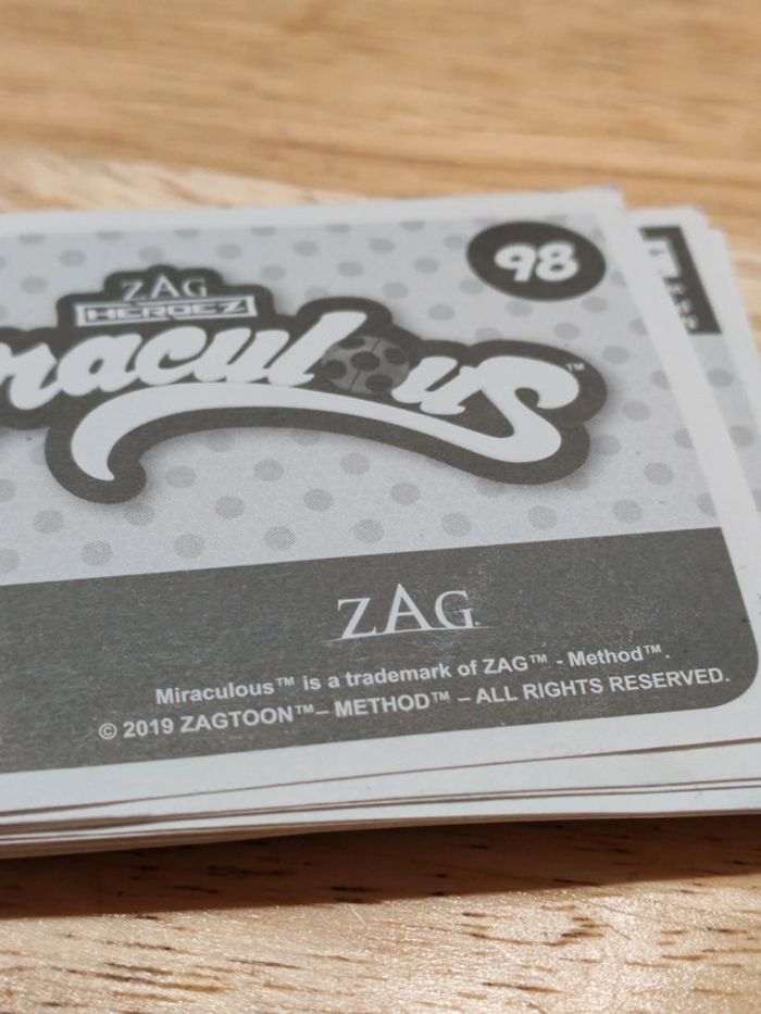 1 euro piece Panini Zag heroez miraculous 2018 2019 - photo numéro 2