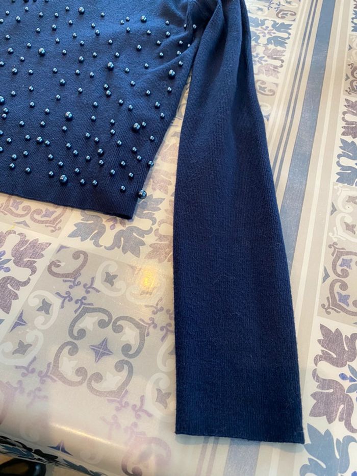 Pull col rond strass - photo numéro 7