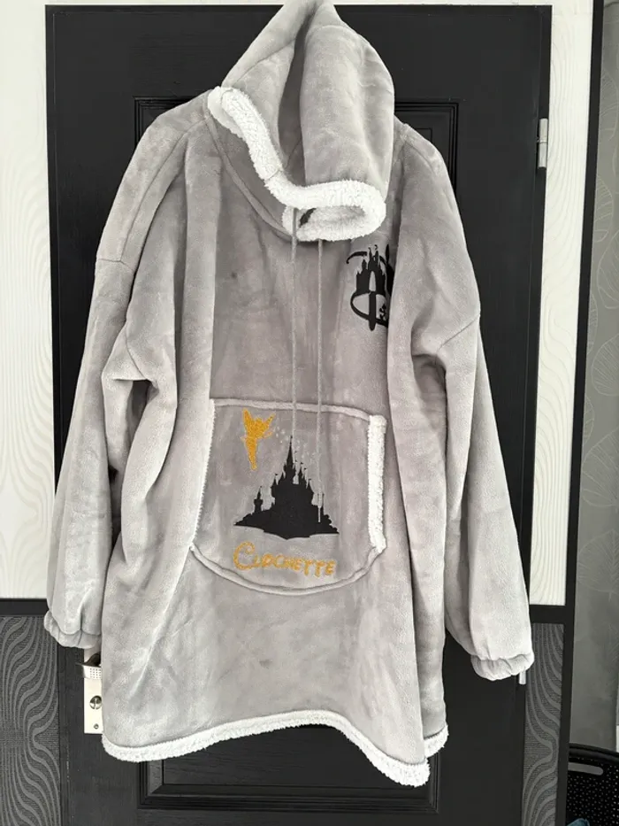 Couverture a capuche personnalisée Disney Fée Clochette neuf