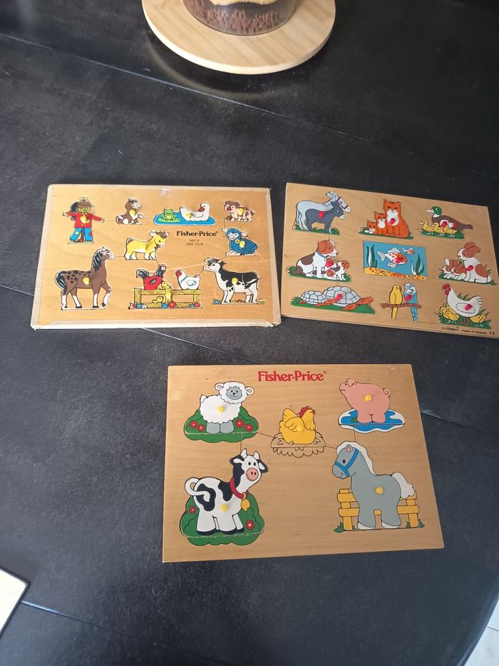 Lot de 3 puzzles