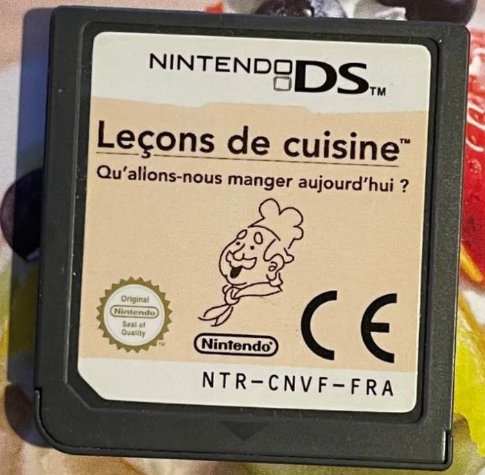 Jeux Lecons de cuisine pour DS