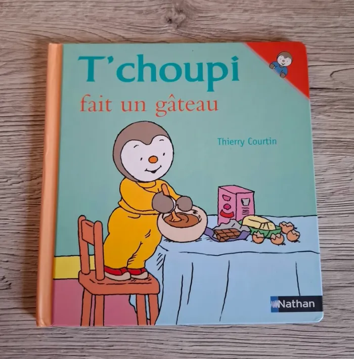 Livre T'choupi fait un gâteau