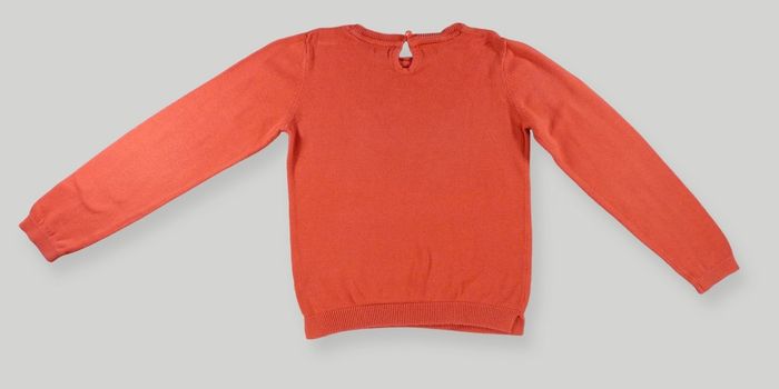 Pull tricot rouge masque sequin Kiabi 8 ans 126 – 131 cm fille - photo numéro 5