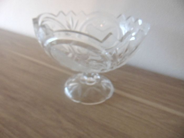 Coupe en cristal taillé – Décor d’oiseaux – Style Art déco / Inspiration Lalique - photo numéro 7