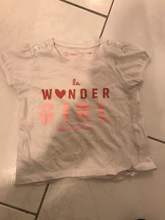 Tee shirt wonder girl de maman