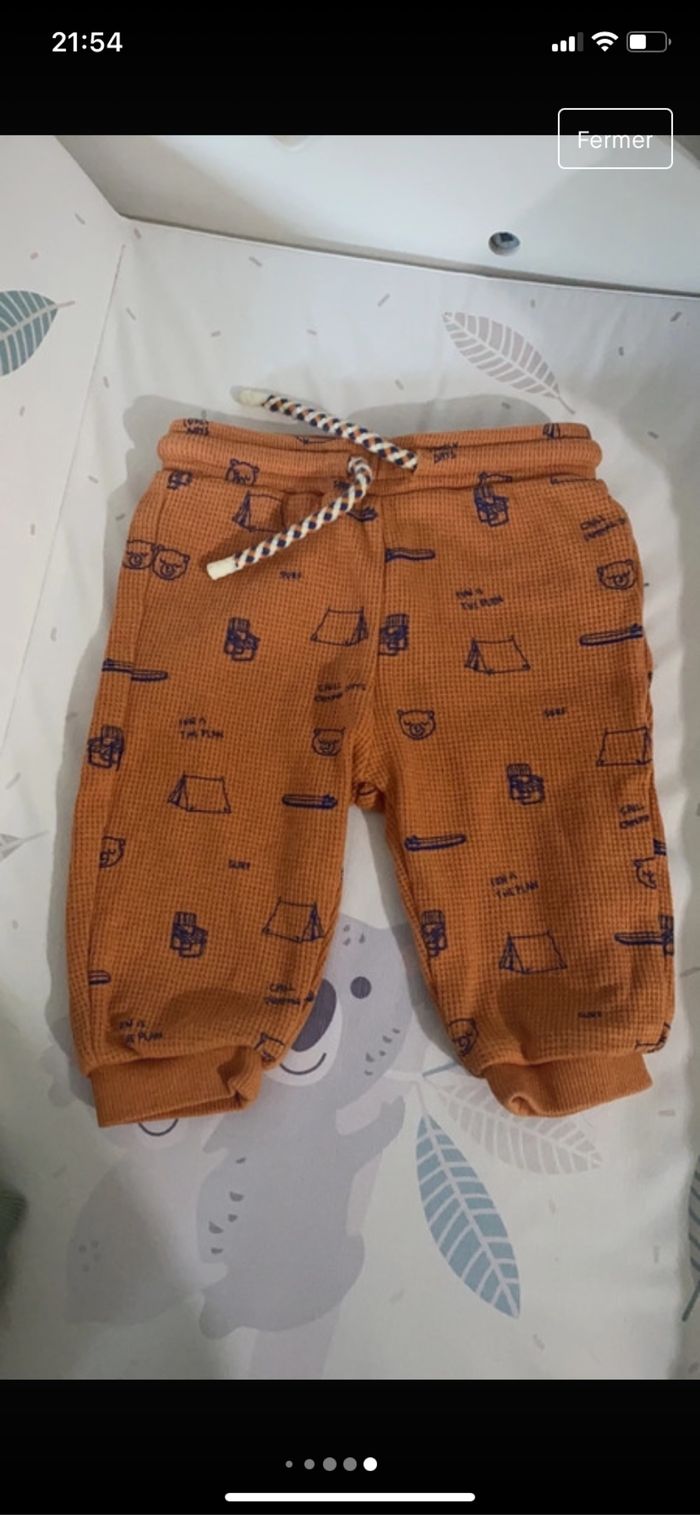 Lot de 5 pantalons 3-6 mois 62 cm - photo numéro 6