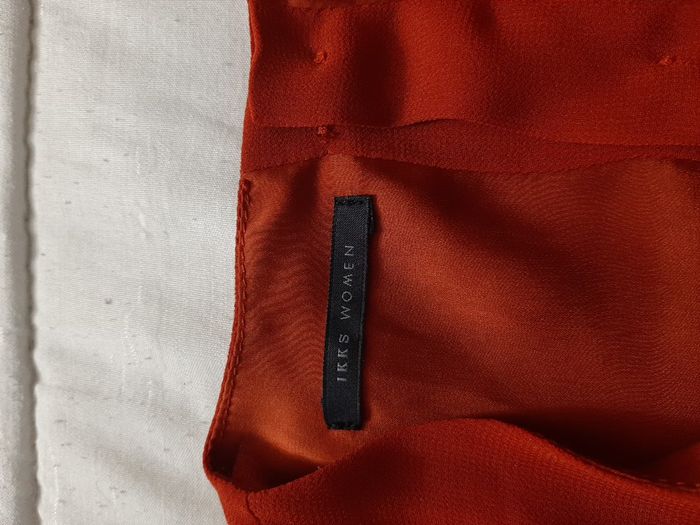 blouse orange ikks taille 36 - photo numéro 6