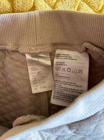 Pantalon jogging H&M bébé garçon 12 mois