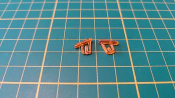 Lot clignotant avant pièce détachée miniature Bburago Burago Ford Escort RS Cosworth 1/24 1/24e 1/24