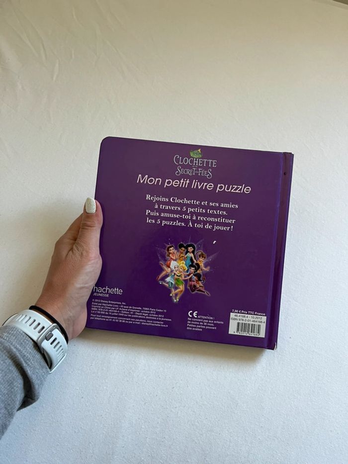 Livre puzzle fée clochette - photo numéro 7